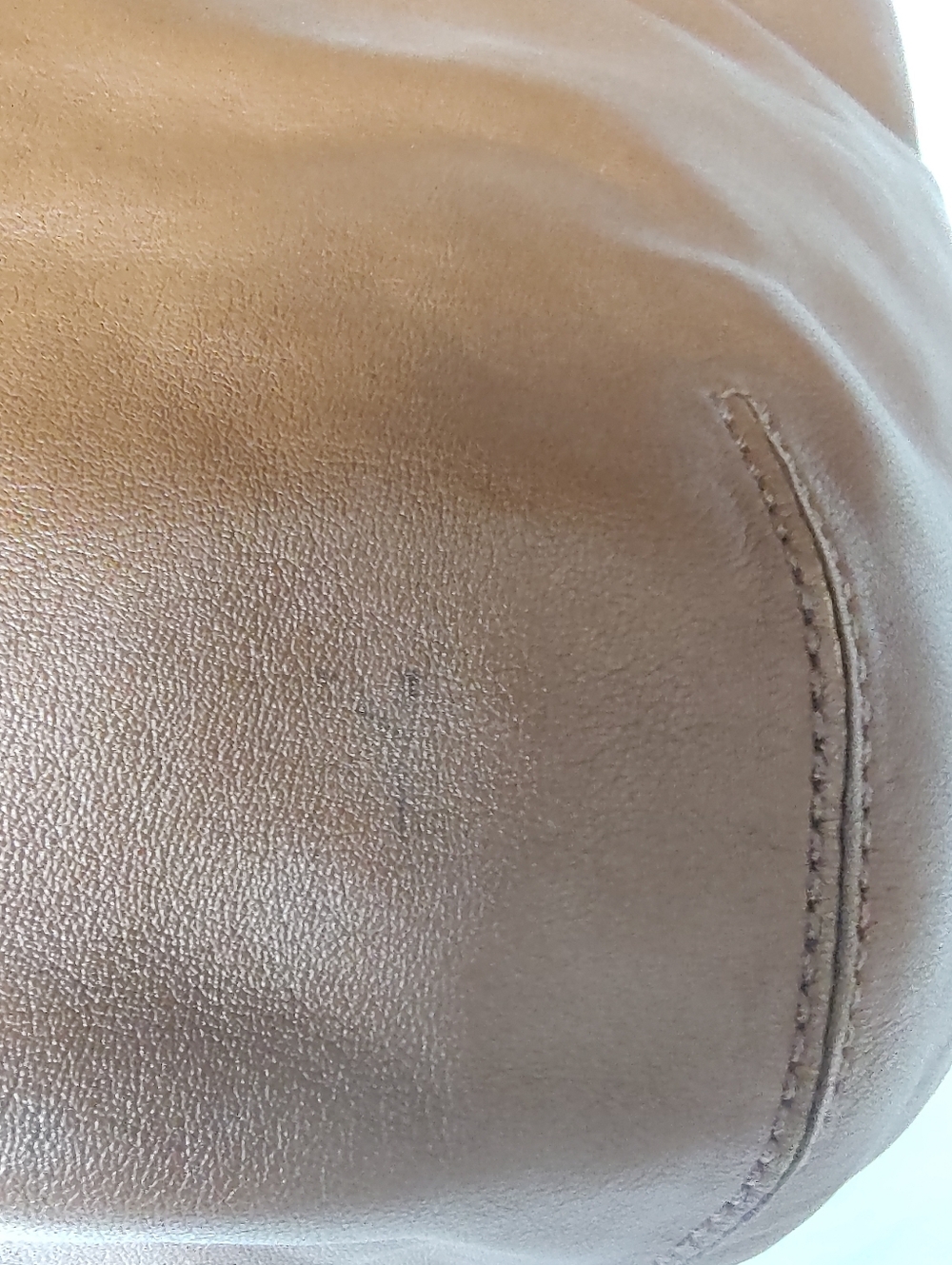 Coach Classic Brown Leather Hobo Shoulder Bag Y2K F12348 Blue Silver Ergo Large - Picture 4 of 11